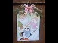 Christmas Tag From Cute Gift Box - Dollar Tree Makeover | Simple Holiday Upcycle
