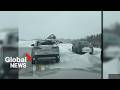 Alberta's Highway 63 reopens after massive snowstorm left hundreds stranded