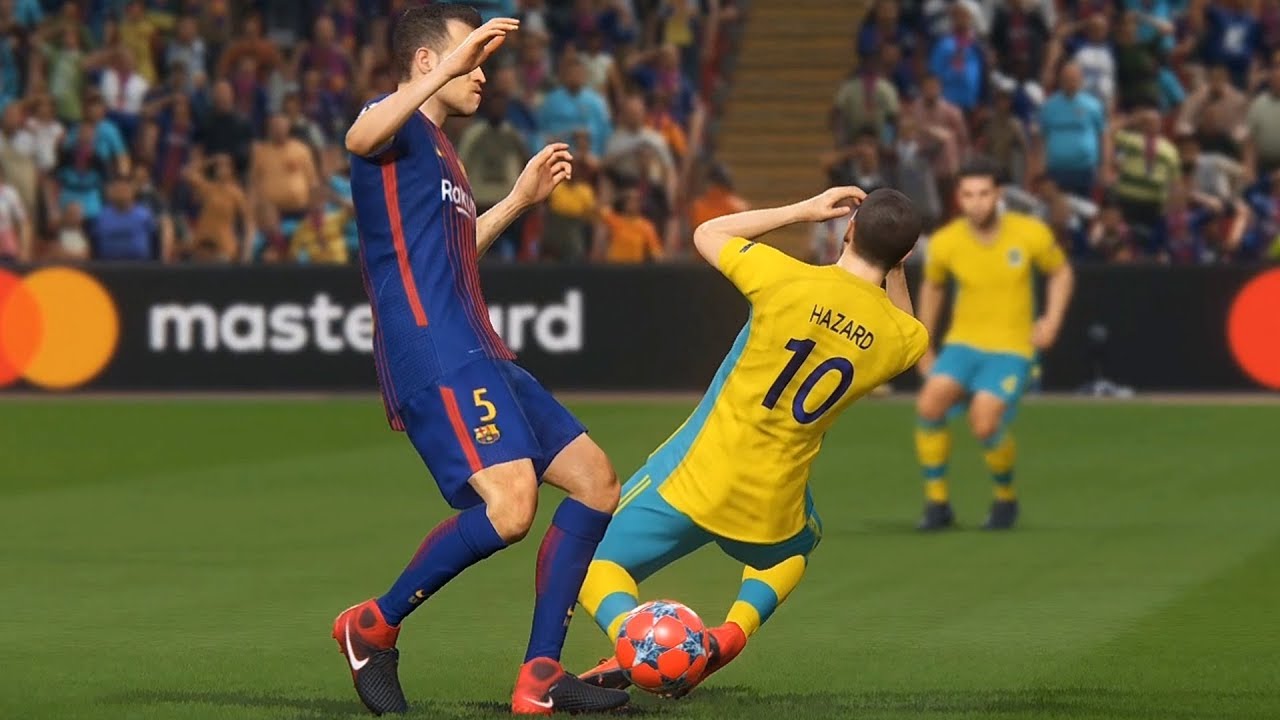 PES 2018 - FC Barcelona vs Chelsea - UEFA Champions League Gameplay (PS4 HD) [1080p60FPS]