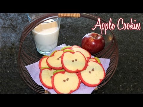 Apple Cookies Made With Refrigerator Cookie Dough