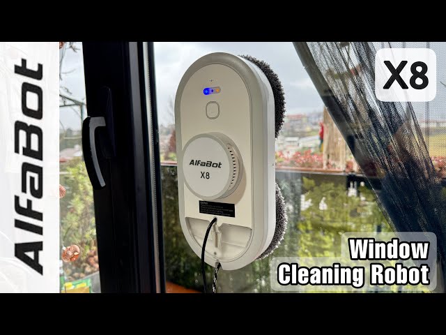 AlfaBot X8 - The Best Window Cleaning Robot - YouTube