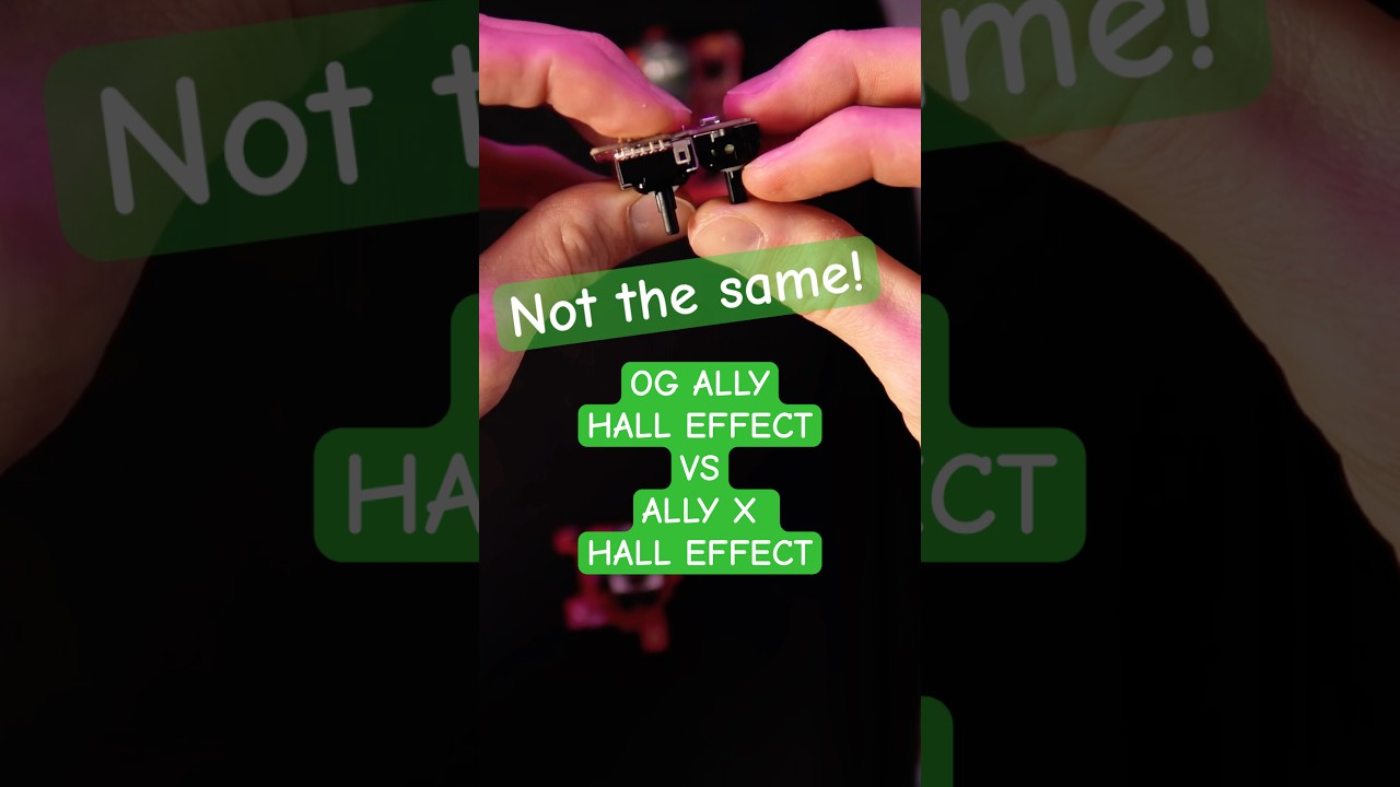 These are totally different! Ally X VS OG Ally Hall effect sticks. 