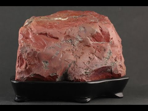 佐渡の赤玉石 置石 2.3kg / Japanese Jasper - YouTube