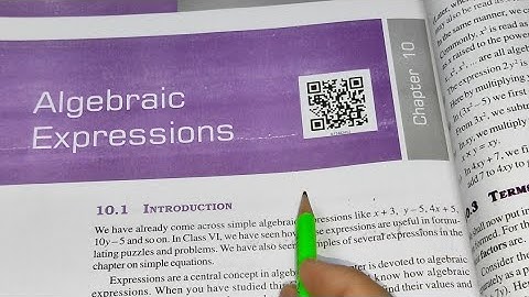 Chapter -10 Algebraic Expressions Introduction || Class 7th Maths New Book Edition