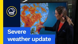 Severe Weather Update 9 May 2024: Rain developing across central and eastern Australia.