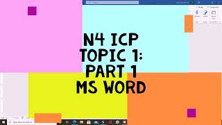 New syllabus Intro CP N4 TOPIC 1 PART 1 MS WORD