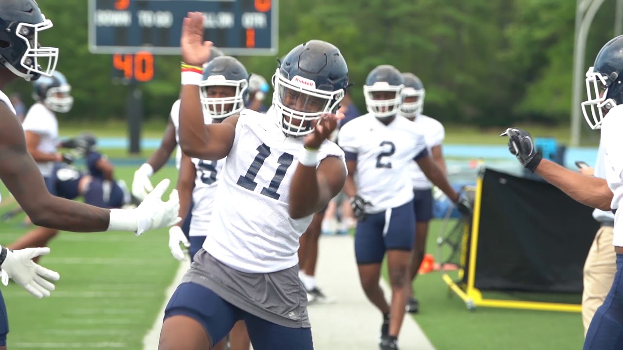 Maine Football Preseason Camp Day One YouTube