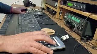 CW BUG training, using ECHO Method, with a I1QOD J36 Left