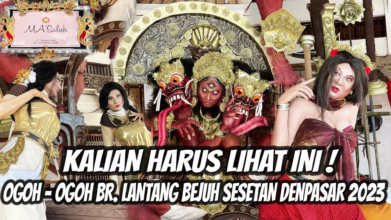 Mant4p Sudah Finish | Peserta Lomba Ogoh - Ogoh Banjar Lantang Bejuh Sesetan Denpasar 2023