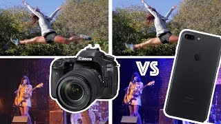 Canon 80D DSLR vs iPhone 7 plus for VIDEO tests - Do you still need a DSLR?