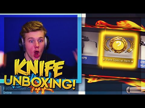 I UNBOXED A SECOND KNIFE?! - 2 Pinks And 1 Knife (CSGO EPIC KNIFE UNBOXING RAGE)