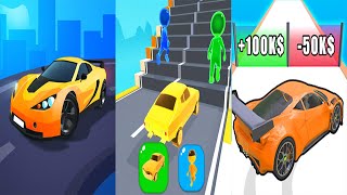 Race Master 3D VS Shape Shifting VS Get the Supercar 3D Android iOS Gameplay