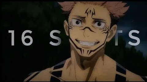 Jujutsu Kaisen「AMV」16 SHOTS ᴴᴰ [ 4k with 60 FPS ]