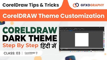 How To Change Dark Mode in #CorelDRAW | #gfxography