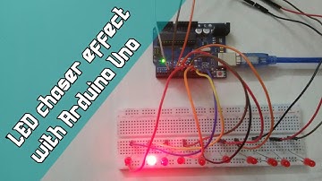 How to make a LED chaser effect using Arduino uno l ARduino Tube l 10 LED No Resistor.