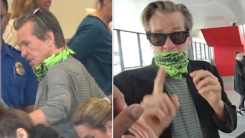 A Gaunt, Masked Val Kilmer Attacks Photographer And Speaks Incoherently At LAX