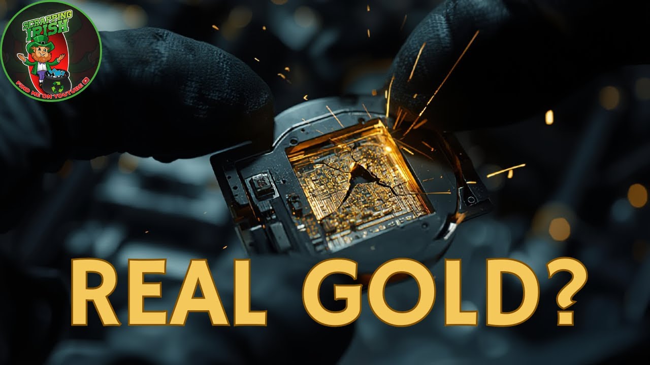 Destroying Old Computer Chips Revealed More Gold Than Expected