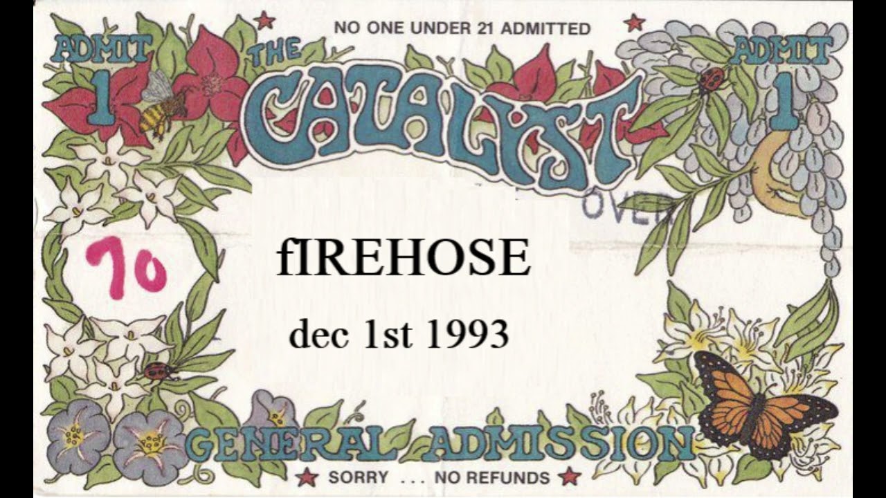 fIREHOSE live @ The Catalyst 01/DEC/1993 (full show)