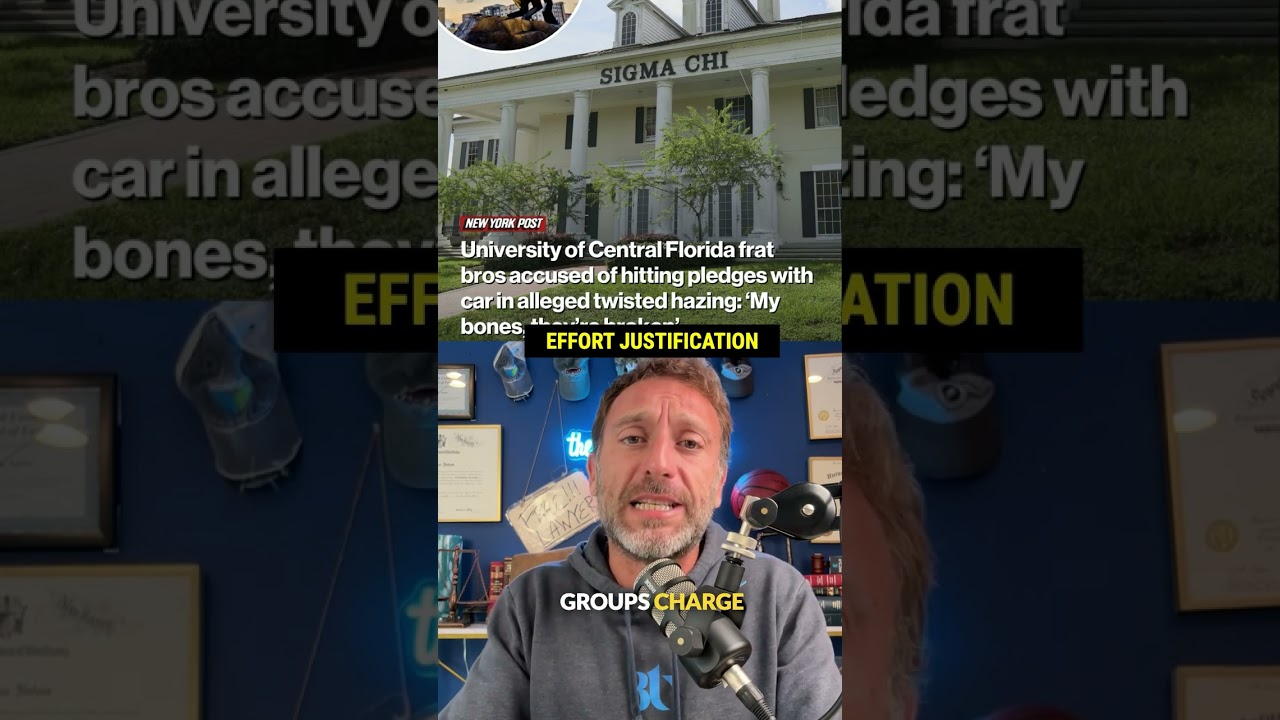 LAWYER EXPLAINS WHY FRATERNITIES HAZE??!!!