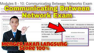 Communicating Between Networks Exam Answers | modules 8-10 | CCNA v7 ITN (version 7.00)
