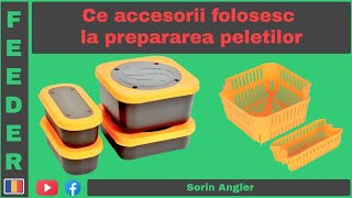 Ce accesorii folosesc la prepararea peletilor.