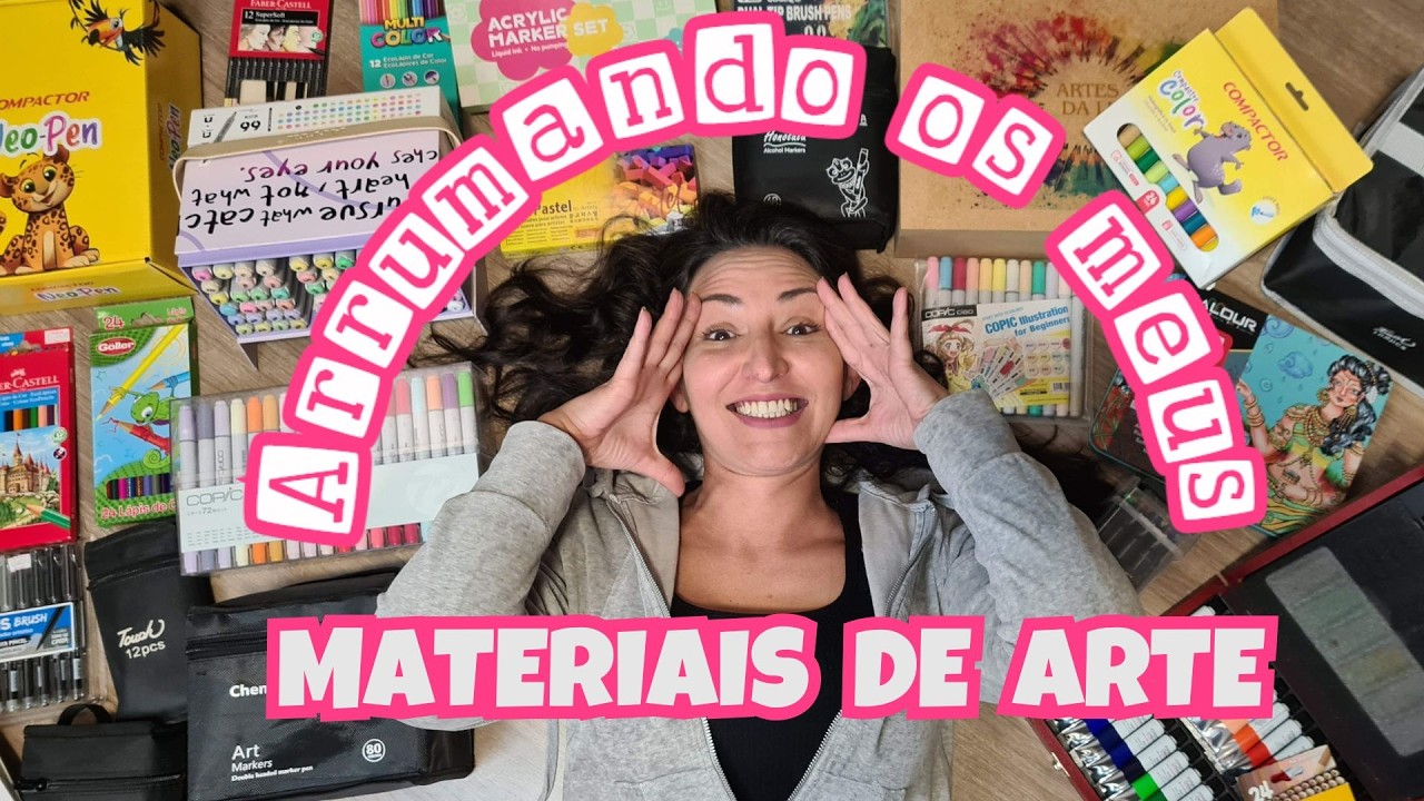 TOUR PELO CANTINHO DE COLORIR ! ORGANIZANDO A BAGUNÇA PARA VOLTA ÁS AULAS!