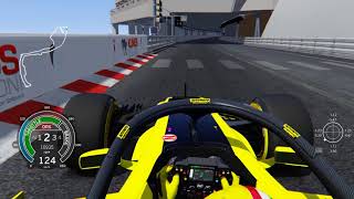 F1 GP Monaco 2018 - Un giro del GP di Montecarlo al simulatore Assetto corsa | HOT LAP screenshot 2
