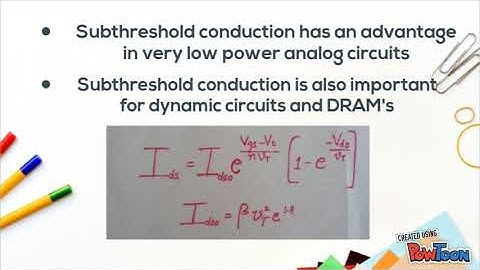 subthreshold conduction