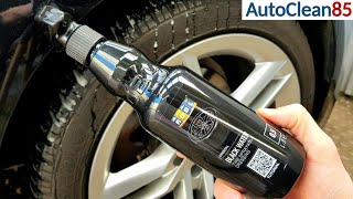 ADBL Black Water als Nassversiegelung / Nasse Reifen während der Autowäsche schwärzen