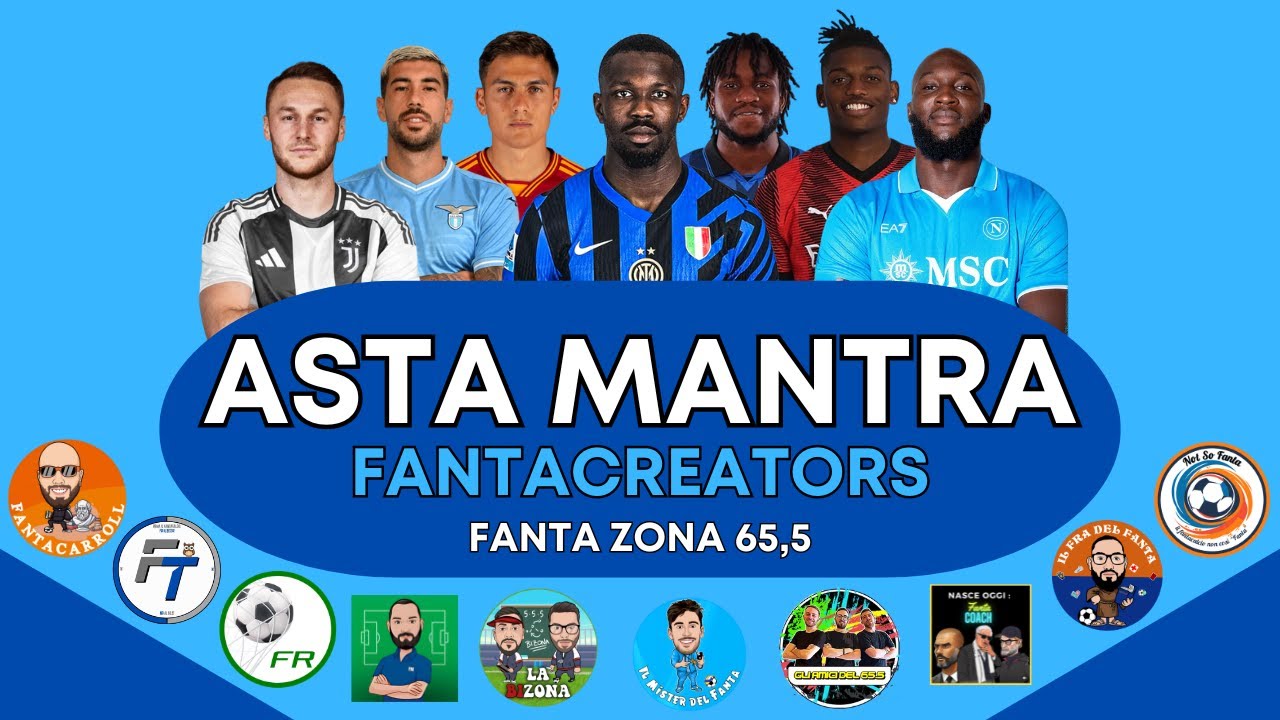 Random Fanta ASTA FANTACALCIO MANTRA RANDOM - FANTACREATORS FANTA ZONA 65,5 | Asta ...