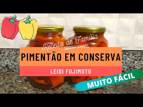 Vídeo: Pimentões Em Conserva Com Maçãs