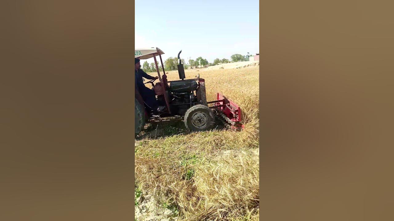 Gehu cutting machine tractor rapper short(2) YouTube