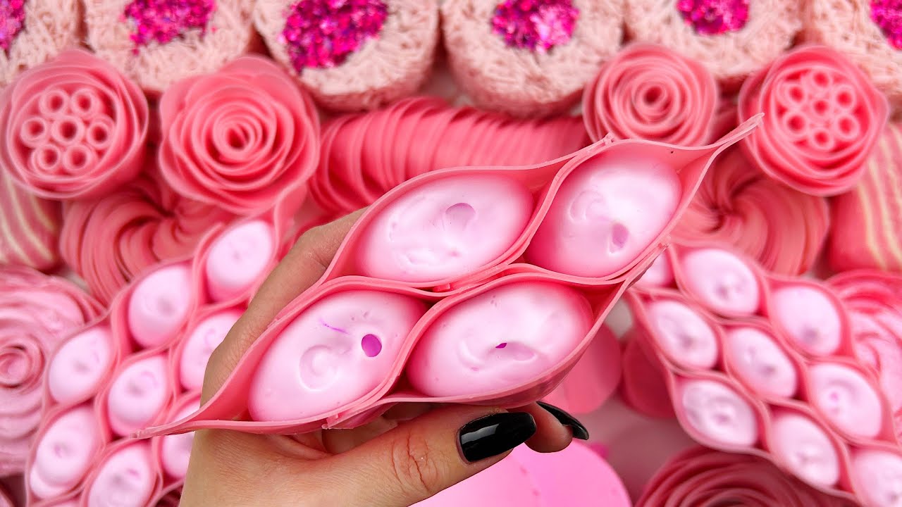 CRUSHING SOAP FORMS WITH GLITTER&STARCH&FOAM