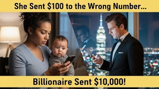 She Sent $100 to the Wrong Number… Billionaire Sent $10,000!