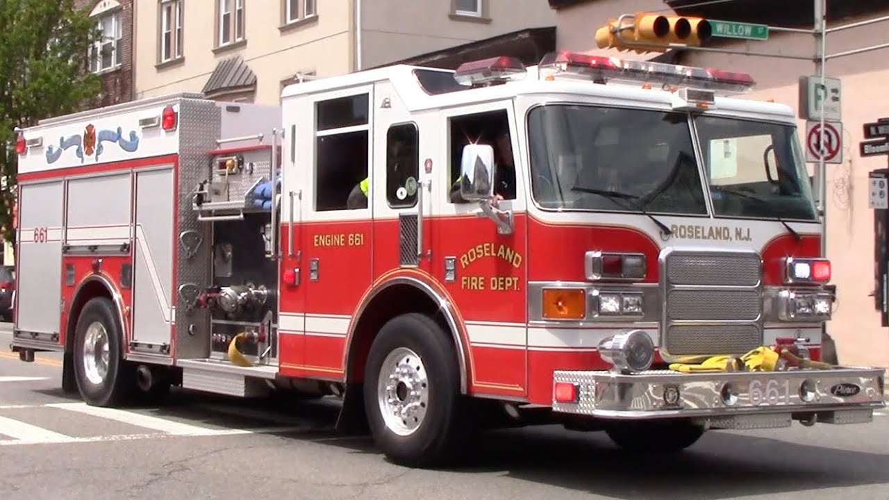 Roseland Fire Department Engine 661 Responding 6218 YouTube