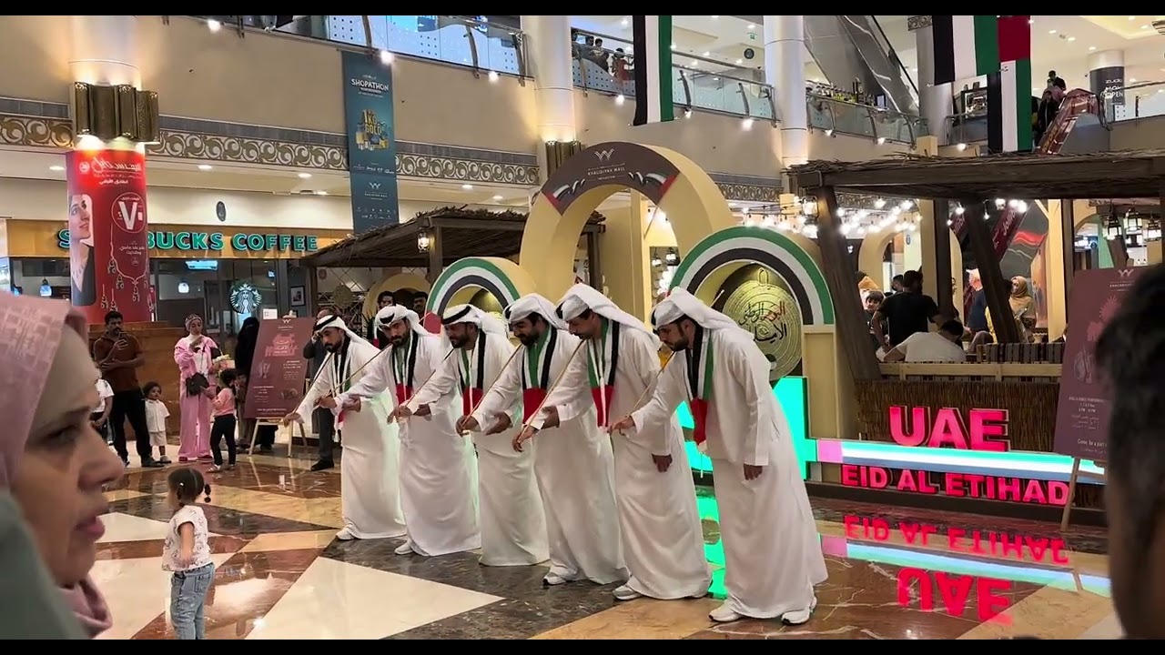UAE Eid Al Etihad celebrations @khalidya mall.
