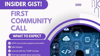 First Community Call of The Year