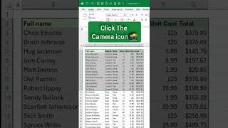 📸 Excel Camera Tool = Live Snapshot Magic! 🔥