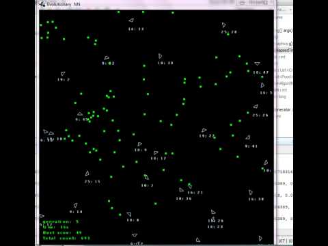 Joge neural network and genetic algorithm (fish game) part 1