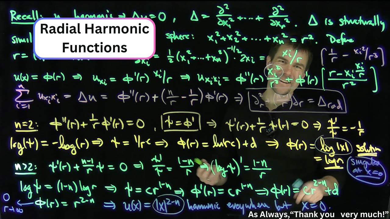 Radial Harmonic Functions