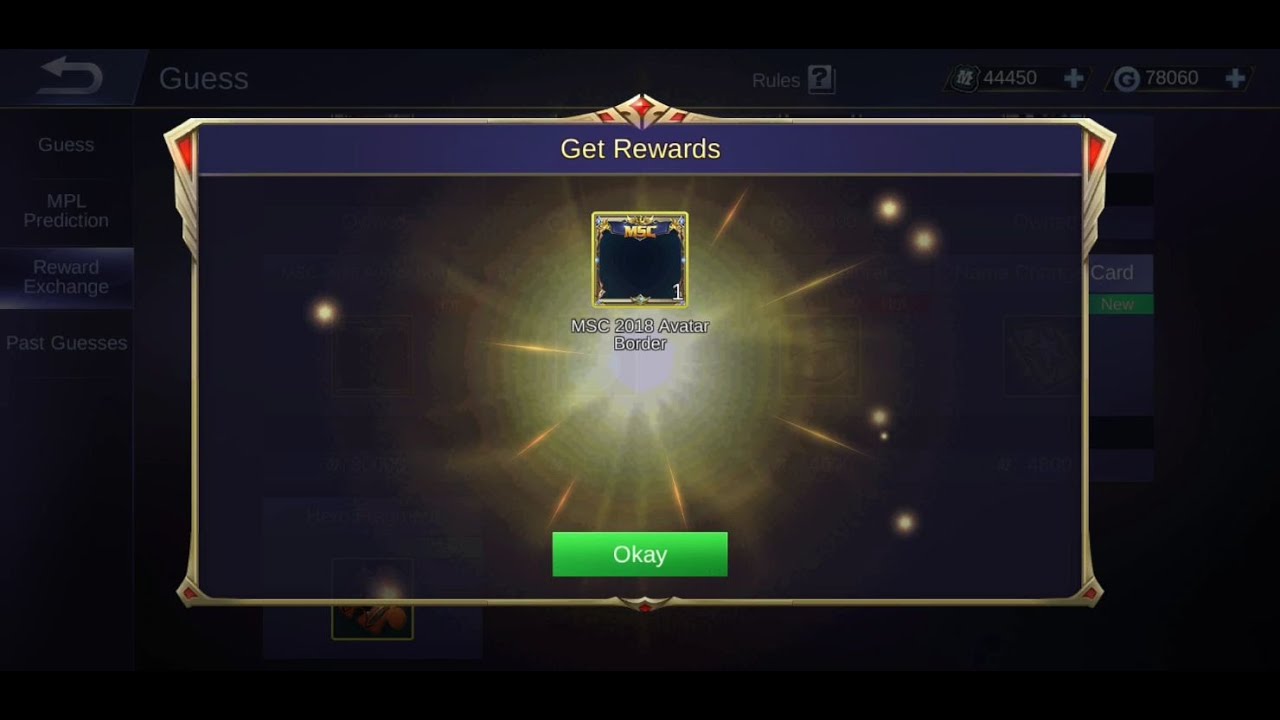 Redeem MSC 2018 Avatar Border | Mobile Legends