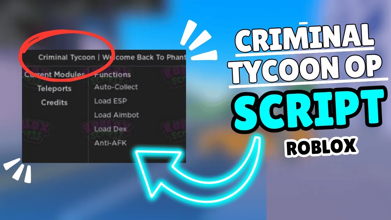 [💥INSANE💥] Criminal Tycoon OP Script | AUTO MONEY + INSTANT REWARDS 💰🚀 ...