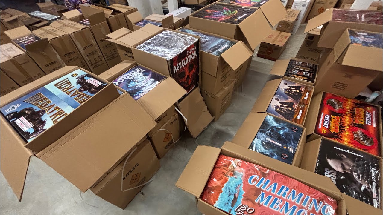 NEW Super Firework Stash Video (BIG 1/1 cakes, Rockets, Shells) | 2025