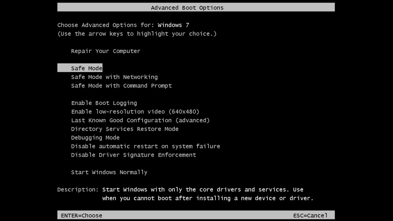 How do I Start Windows into Safe Mode or Safe Mode with Networking?(Windows 7, Vista and Windows