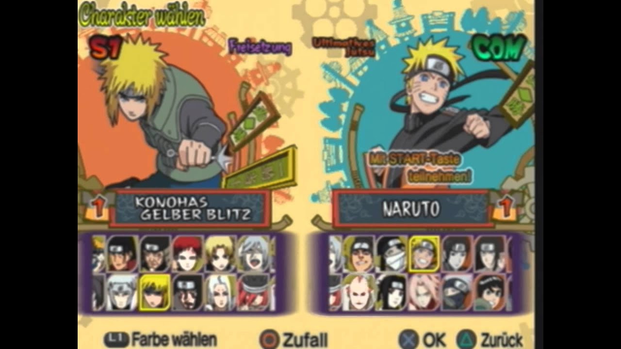Official Naruto Shippuden: Ultimate Ninja 5 character list - Video