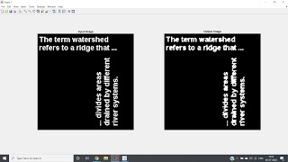 Application of Morphological Operation to convert text to cursive writing | MATLAB Wealth