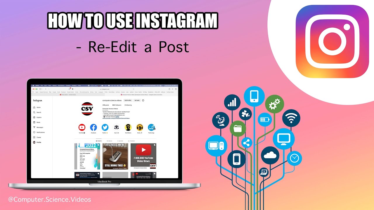 How to RE-EDIT an Instagram Post Using a Mac - Basic Tutorial | New