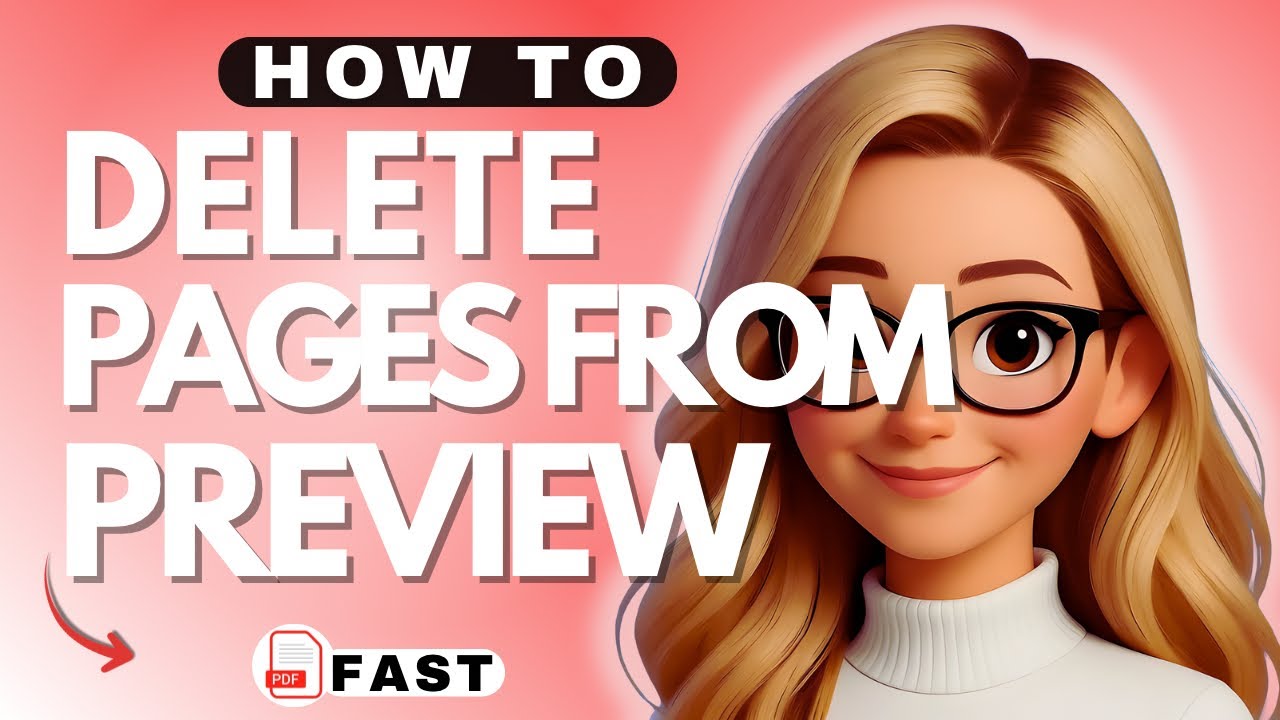 How to Delete Pages from PDF MAC Preview 2025 YouTube