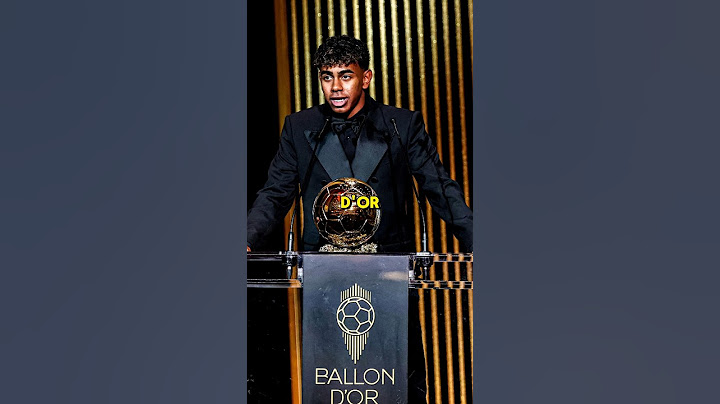 Lamine Yamal's First Ballon D'or Ceremony 😆