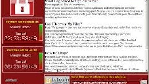 TOP VIRUS: WANNACRY 2 0 RANSOMWARE ON WINDOWS XP by MalwarePC